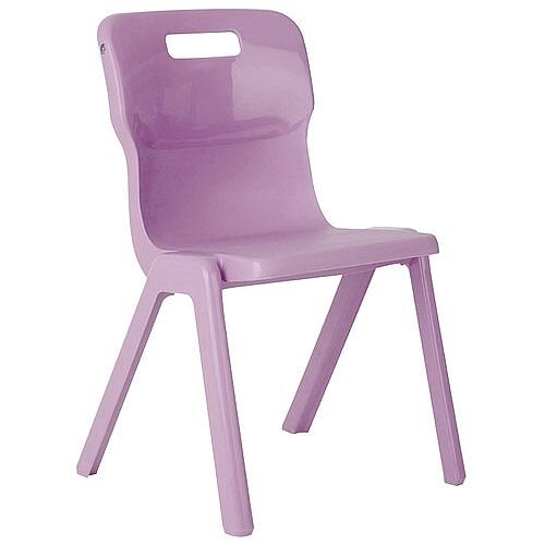 Titan One Piece School Chair Size 5 430mm Purple Pack of 10 Titan One Piece School Chair Size 5 430mm Purple Pack of 10