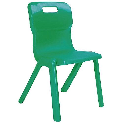Titan One Piece School Chair Size 1 260mm Green Pack of 30 Titan One Piece School Chair Size 1 260mm Green Pack of 30