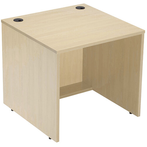 Jemini Modular Reception Desk Straight Base Unit Maple W800xD800xH740mm 800MASAMA Jemini Modular Reception Desk Straight Base Unit Maple W800xD800xH740mm 800MASAMA