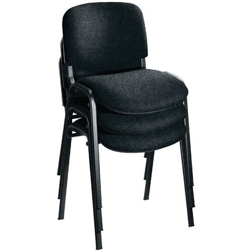 First Ultra Multi Purpose Stacking Chair Charcoal Fabric &Black Metal Frame KF98505 First Ultra Multi Purpose Stacking Chair Charcoal Fabric &Black Metal Frame KF98505