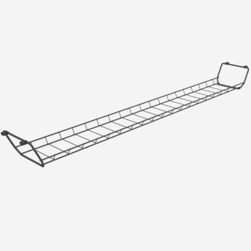 Universal Cable Management Basket Anthracite 1200mm HuntOffice.ie