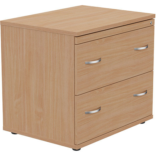 2 Drawer Side Filer Cabinet Beech  - Universal Storage Can Be Used Alone Or Accompany The Switch, Komo or Ashford Ranges