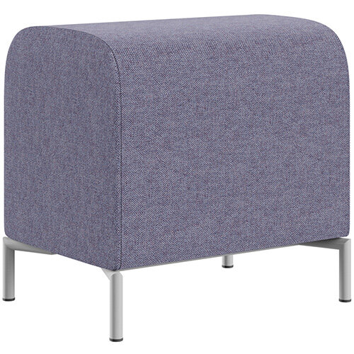 SIGMA MODULAR Soft Seating Pouffe With Standard Metal Legs - MAIN LINE FLAX Fabric SIGMA MODULAR Soft Seating Pouffe With Standard Metal Legs - MAIN LINE FLAX Fabric