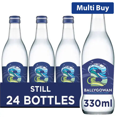 Ballygowan Still Mineral Water Multipack – 24x330ml Glass Bottles