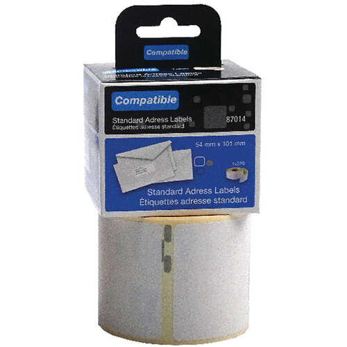 Compatible DYMO Shipping Label 54 x 101mm Pack of 220 LL87014 Compatible DYMO Shipping Label 54 x 101mm Pack of 220 LL87014