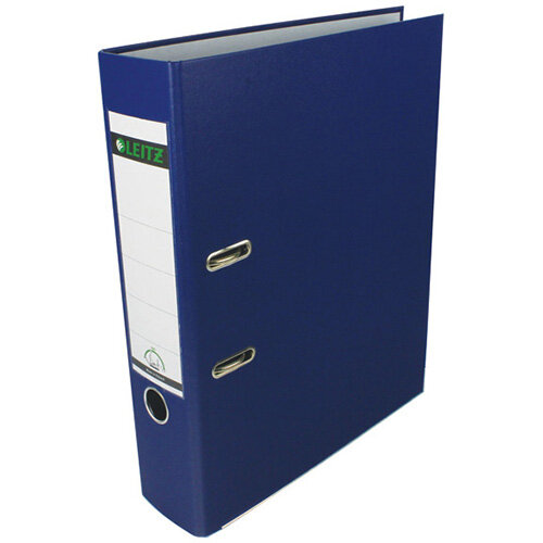 Leitz 180 Polypropylene Foolscap Blue Lever Arch File Pack of 10 1110-35 Leitz 180 Polypropylene Foolscap Blue Lever Arch File Pack of 10 1110-35