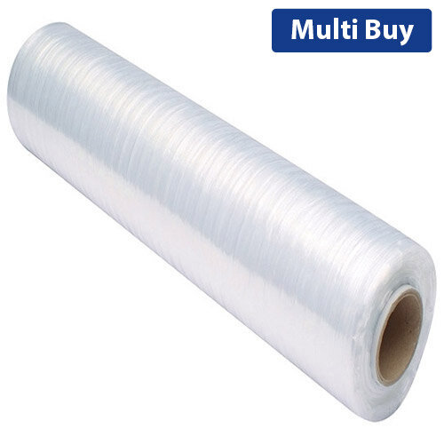 Ambassador Reinforced Hand Stretch Film, 500mm (Ref 68587) - Strong Stretch Film for Secure Packaging