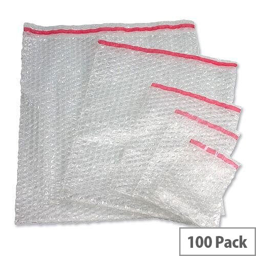 Jiffy Branded Bubble Wrap Film Bag 380 x 435mm (100 Pack) Ref: BBAG38107