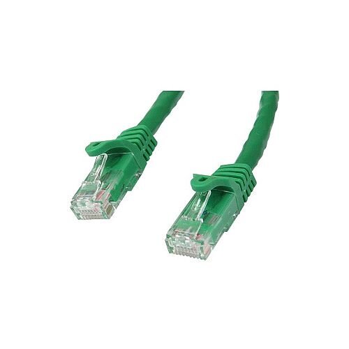 StarTech 1m Green Gigabit Snagless RJ45 UTP Cat6 Patch Cable 1 m Patch Cord 1 x RJ-45 Male Network 1 x RJ-45 Male Network Patch Cable Gold Plated Contact Green