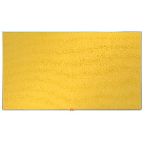 Nobo Widescreen Felt Noticeboard 1220x690mm Yellow 1905320 Nobo Widescreen Felt Noticeboard 1220x690mm Yellow 1905320