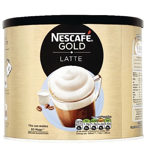 Nescafe Gold Instant Cafe Latte Sweetened 1kg Tin Pack of 1 12089849 Nescafe Gold Instant Cafe Latte Sweetened 1kg Tin Pack of 1 12089849