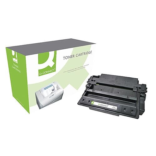 HP 11X Black Compatible High Capacity Laser Toner Cartridge Q6511X Q-Connect HP 11X Black Compatible High Capacity Laser Toner Cartridge Q6511X Q-Connect