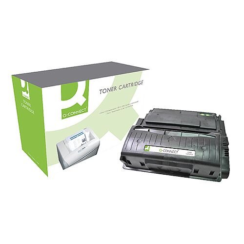 HP 42X Black Compatible High Capacity Laser Toner Cartridge Q5942X Q-Connect