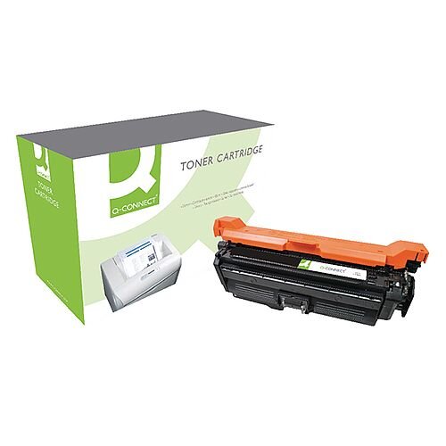 HP 647A Black Compatible Laser Toner Cartridge CE260A Q-Connect HP 647A Black Compatible Laser Toner Cartridge CE260A Q-Connect