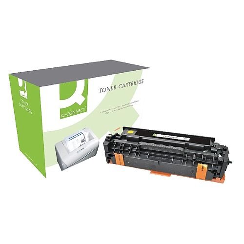 HP 305A Compatible Yellow Laser Toner Cartridge CE412A Q-Connect HP 305A Compatible Yellow Laser Toner Cartridge CE412A Q-Connect