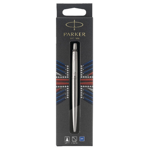 Parker Jotter Stainless Steel Chrome Trim Ballpoint Pen Hangsell 1953205