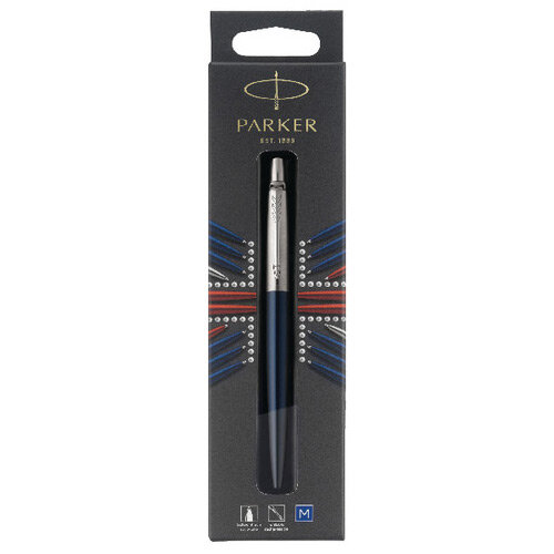 Parker Jotter Royal Blue Chrome Trim Ballpoint Pen Hangsell 1953209