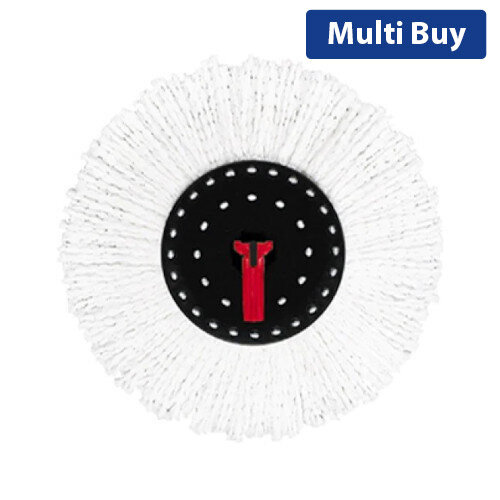 Spin Mop Papa Replacement Red Mop Head - High-Quality Mop Head