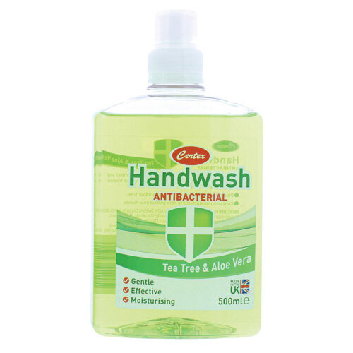 Certex Handwash Antibacterial Tea Tree/Aloe 500ml TOCER002 Pack of 12) Certex Handwash Antibacterial Tea Tree/Aloe 500ml TOCER002 Pack of 12)