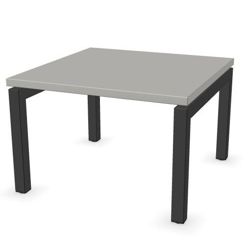 Nova Coffee Table Pearl Grey Top Dark Grey Leg H400xD600xW600