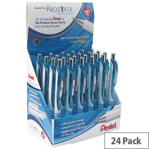 Pentel Energel XM Liquid Gel Rollerball Pen 24-Piece Display Black BL77SW/2D Pentel Energel XM Liquid Gel Rollerball Pen 24-Piece Display Black BL77SW/2D