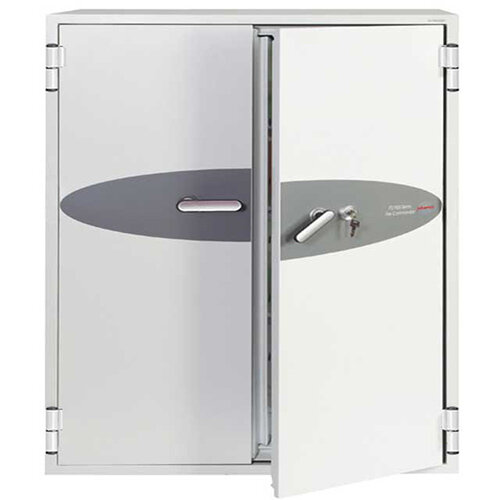 Phoenix Fire Commander FS1913K 332L Fireproof Safe With Key Lock White Phoenix Fire Commander FS1913K 332L Fireproof Safe With Key Lock White