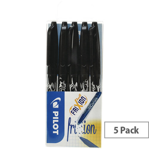 Pilot FriXion Ball Medium Line Wallet Black Pack of 5 224300501 Pilot FriXion Ball Medium Line Wallet Black Pack of 5 224300501