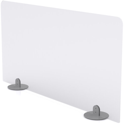 Screen Three - Self Supporting Rectangular Protective Perspex Desk Screen without Aperture &with Radius Corners W975xH600xD150mm Screen Three - Self Supporting Rectangular Protective Perspex Desk Screen without Aperture &with Radius Corners W975xH600xD150mm