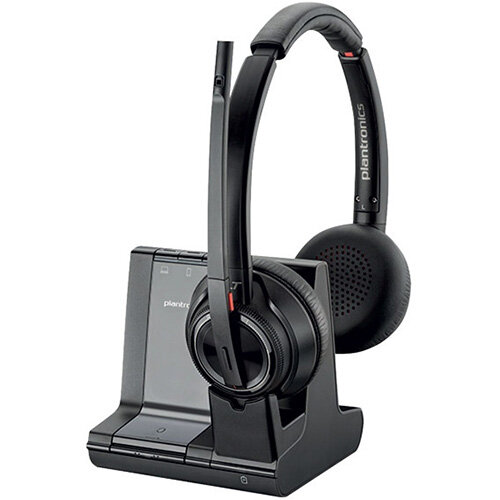 Plantronics Savi 8220 Wireless DECT Headset Binaural MS 207326-02 Plantronics Savi 8220 Wireless DECT Headset Binaural MS 207326-02