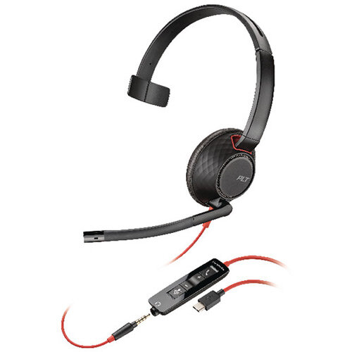 Plantronics Blackwire 5210/C5210 USB-C WW Headset 207587-01 Plantronics Blackwire 5210/C5210 USB-C WW Headset 207587-01