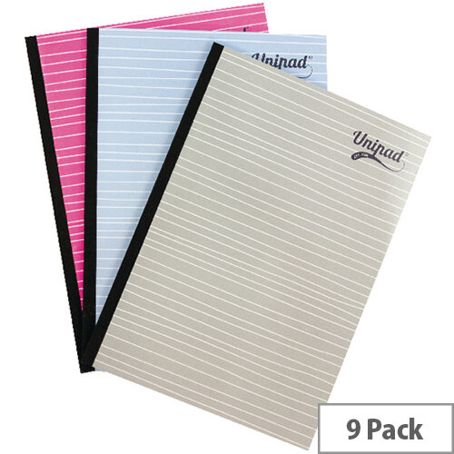 Pukka Unipad Refill Pad Sidebound A4 400 Pages Pack of 9 URP200 Pukka Unipad Refill Pad Sidebound A4 400 Pages Pack of 9 URP200