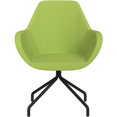 Fan 4 Legged Armchair Light Green Sprint Fabric Seat &Black Base with Universal Teflon Glides - Perfect Seating Solution for Breakout, Reception Areas &Boardroom Fan 4 Legged Armchair Light Green Sprint Fabric Seat &Black Base with Universal Teflon Glides - Perfect Seating Solution for Breakout, Reception Areas &Boardroom