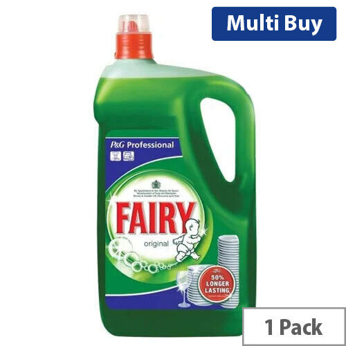 Fairy Liquid Original Washing Up Liquid, 5 Litre - Bulk Size for Commercial Kitchens and Home Use