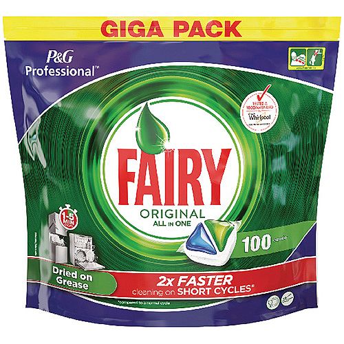 Fairy Original Dishwasher Tablets Pack of 100 8001090215543