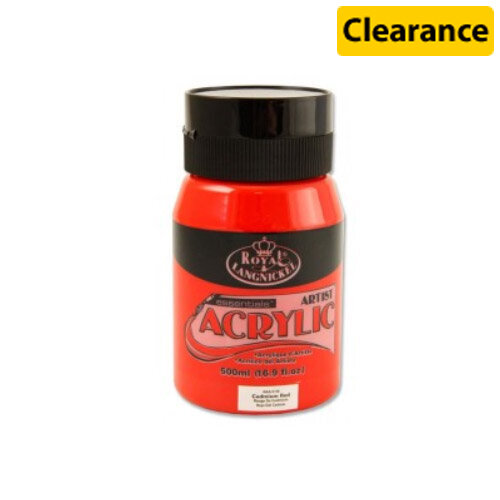 Essentials 500ml Acrylic Pot - Cadium Red