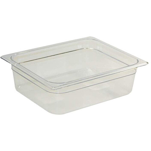 Rubbermaid 1/2 Size 100mm 6L Gastronorm GN Food Pan For Cold Food Clear Rubbermaid 1/2 Size 100mm 6L Gastronorm GN Food Pan For Cold Food Clear