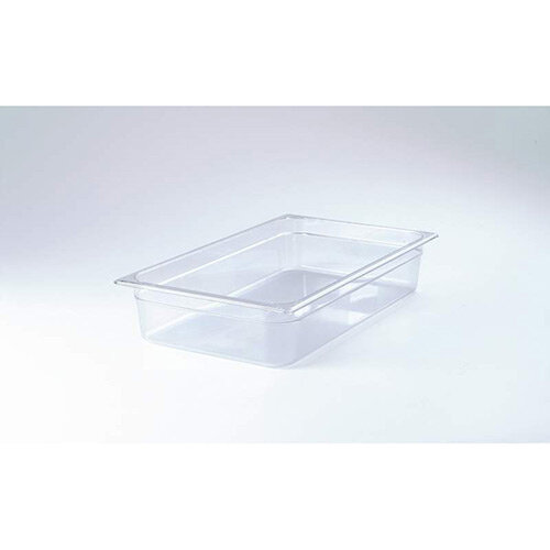 Rubbermaid 1/1 Size 200mm 25.7L Gastronorm GN Food Pan For Cold Food Clear