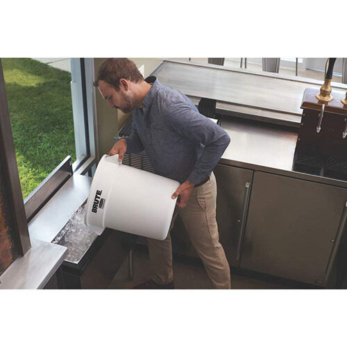 Rubbermaid BRUTE 37.9L Round Container White