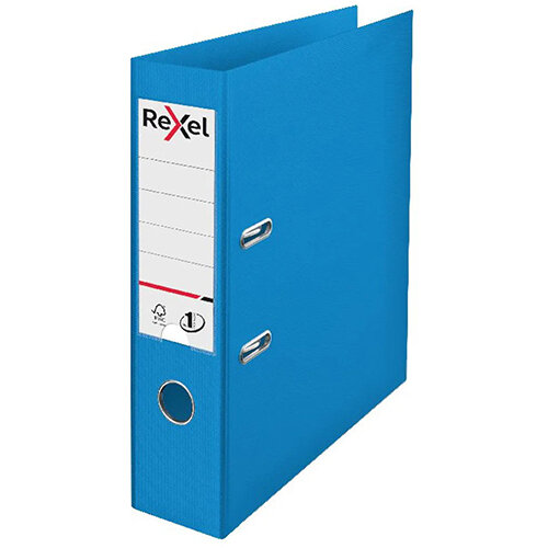 Rexel Choices 75mm Lever Arch File Polypropylene A4 Blue 2115503 Rexel Choices 75mm Lever Arch File Polypropylene A4 Blue 2115503