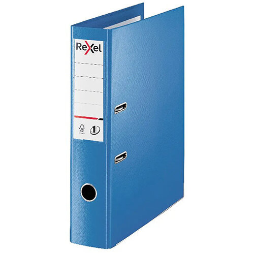 Rexel Choices 75mm Lever Arch File Polypropylene Foolscap Blue 2115512 Rexel Choices 75mm Lever Arch File Polypropylene Foolscap Blue 2115512