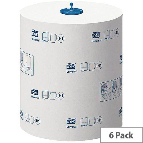 Tork Matic Extra Long Hand Towel Rolls Universal 2 Ply 280m (6 Rolls) 290059 Tork Matic Extra Long Hand Towel Rolls Universal 2 Ply 280m (6 Rolls) 290059