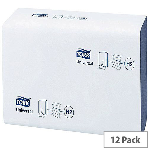 Tork Xpress Multi-Fold Paper Hand Towel Blue 1 Ply 250 Towels Per Sleeve 12 Sleeves (3000 Sheets) 471069