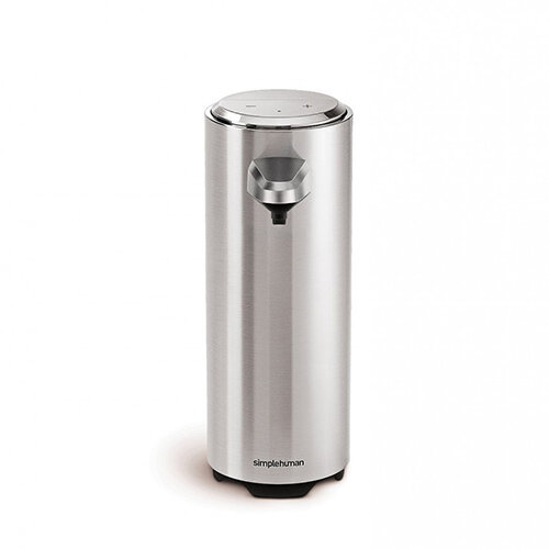 Simplehuman Liquid Sensor Soap Pump Dispenser 237ml Brushed Nickel - Rechargeable ST1034