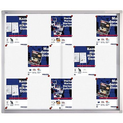 Franken Display Case PRO Magnetic Whiteboard 15 x A4 SK6115