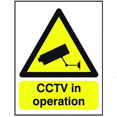 Stewart Superior Warning Sign CCTV In Operation Size A5 PVC GN00751R Stewart Superior Warning Sign CCTV In Operation Size A5 PVC GN00751R