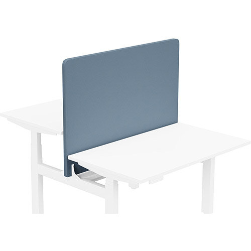 Acoustic Screen For Leap Height Adjustable Bench W1200xH850mm - Camira LUCIA Fabric - Colour Code: YB004-Martinique Acoustic Screen For Leap Height Adjustable Bench W1200xH850mm - Camira LUCIA Fabric - Colour Code: YB004-Martinique