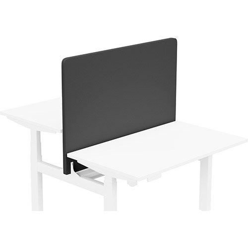 Acoustic Screen For Leap Height Adjustable Bench W1200xH850mm - Camira LUCIA Fabric - Colour Code: YB009-Havana Acoustic Screen For Leap Height Adjustable Bench W1200xH850mm - Camira LUCIA Fabric - Colour Code: YB009-Havana