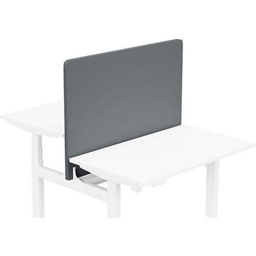 Acoustic Screen For Leap Height Adjustable Bench W1200xH850mm - Camira LUCIA Fabric - Colour Code: YB019-Paseo Acoustic Screen For Leap Height Adjustable Bench W1200xH850mm - Camira LUCIA Fabric - Colour Code: YB019-Paseo