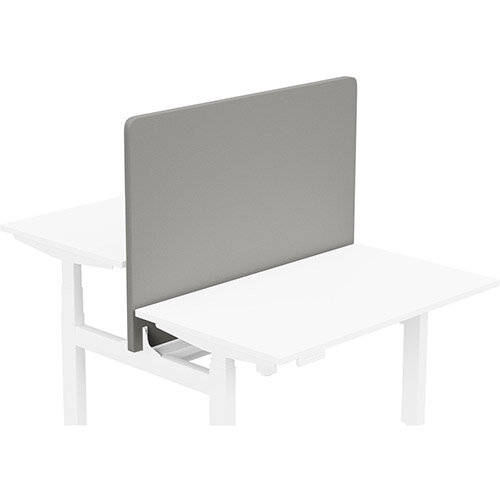 Acoustic Screen For Leap Height Adjustable Bench W1200xH850mm - Camira LUCIA Fabric - Colour Code: YB038-Tequila Acoustic Screen For Leap Height Adjustable Bench W1200xH850mm - Camira LUCIA Fabric - Colour Code: YB038-Tequila