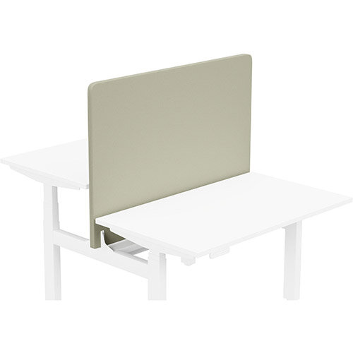 Acoustic Screen For Leap Height Adjustable Bench W1200xH850mm - Camira LUCIA Fabric - Colour Code: YB093-Aruba Acoustic Screen For Leap Height Adjustable Bench W1200xH850mm - Camira LUCIA Fabric - Colour Code: YB093-Aruba